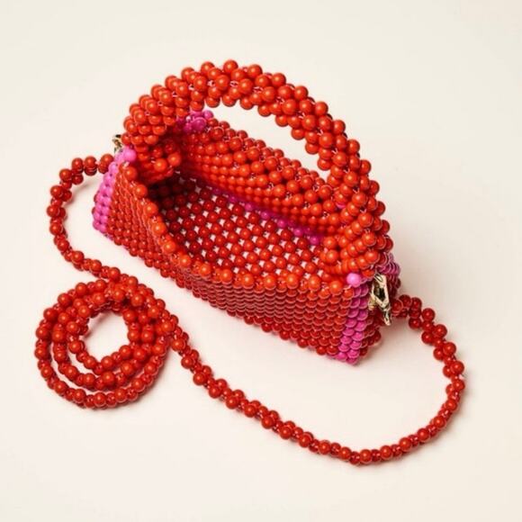 Colorblock beaded Kate Spade x Target beaded handbag - Picture 3 of 5